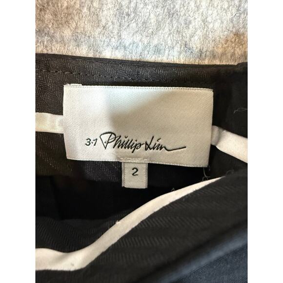 3.1 Phillip Lim Tapered Wool Joggers Hook and Button Size 2 - Picture 9 of 11